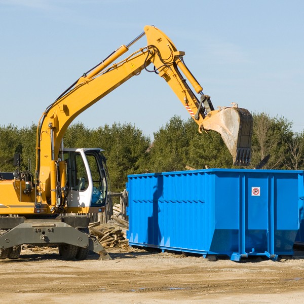 can i choose the location where the residential dumpster will be placed in Nottoway County